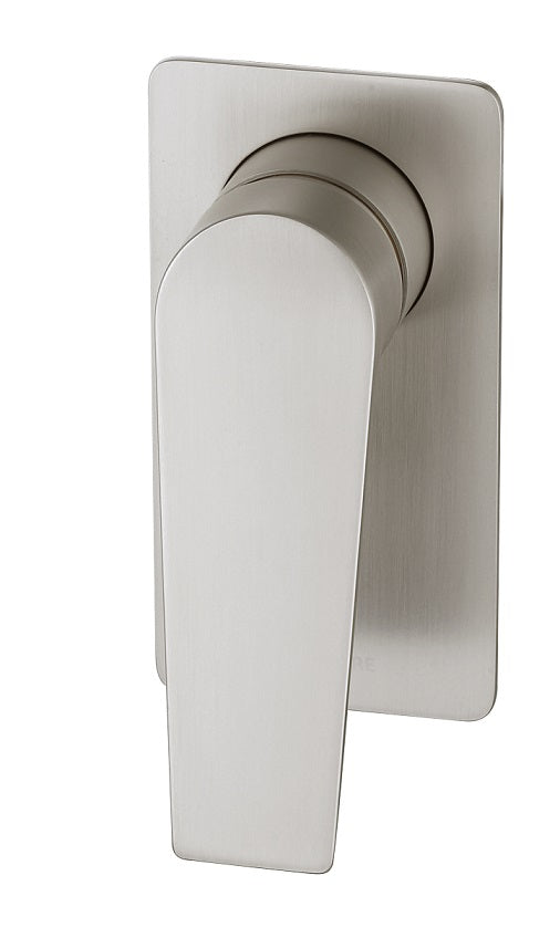 Zevio Shower Wall Mixer Brush Nickel