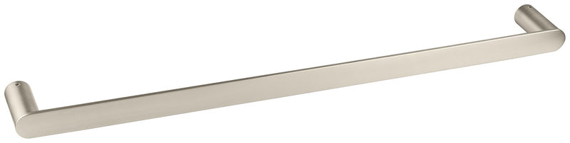 VETTO Single Towel Rail 750mm Brush Nickel