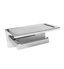 Paper Holder with Phone Shelf  Chrome