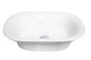 Basin Oval - Semi Recessed 610x440x210