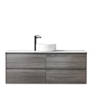 Maximo 45 Degree 1200 Wall Hung Vanity Amazon Grey Cabinet only 1200x460x550