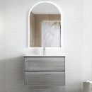 Maximo 45 Degree 600 Wall Hung Vanity Amazon Grey Cabinet only 600x460x550