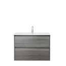 Maximo 45 Degree 600 Wall Hung Vanity Amazon Grey Cabinet only 600x460x550