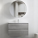 Maximo 45 Degree 750 Wall Hung Vanity Amazon Grey Cabinet