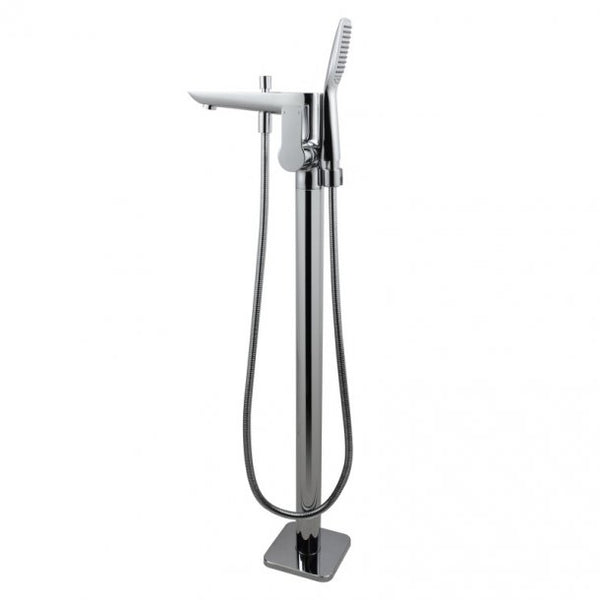 (CH0124.BS) Chrome Freestanding Bathtub Mixer with Handheld Shower Spout