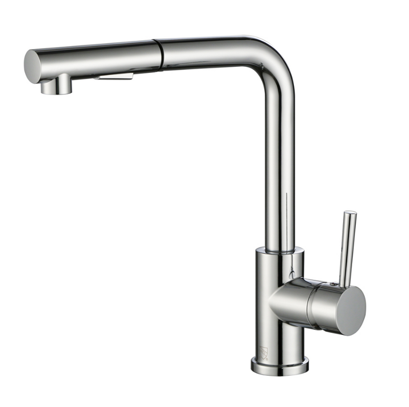 KM011 Chrome Pull Out Kitchen Mixer