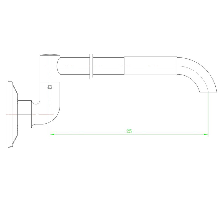 BKT225 Laundry Spout 225mm