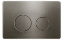 Round Gun Metal Stainless Dual -Flush Push Plate for R& T Mechanical Concealed  Cistern