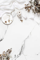 Rock Plate Stone 600x460x15mm Mont Blanc -Statuario Above Counter                  Waste Outlet 130mm