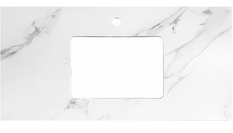 Rock Plate Stone 900x460x15mm Mont Blanc -Statuario Undermount