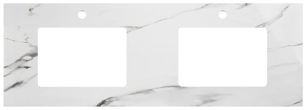 Rock Plate Stone 1500x460x15mm Mont Blanc -Statuario Undermount