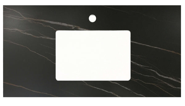Rock Plate Stone 750x460x15mm Empire Black  Undermount
