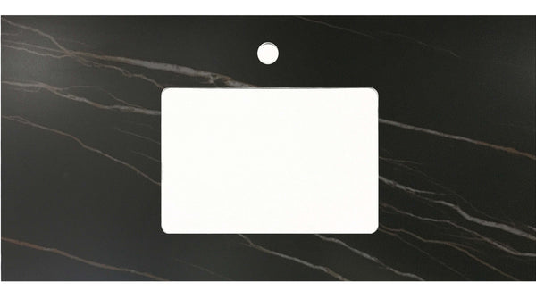 Rock Plate Stone 900x460x15mm Empire Black  Undermount