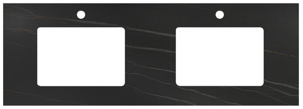 Rock Plate Stone 1500x460x15mm Empire Black  Undermount