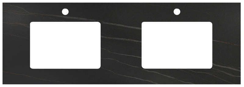 Rock Plate Stone 1500x460x15mm Empire Black  Undermount