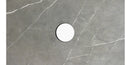 Rock Plate Stone 600x460x15mm AMANI  Grey Above Counter Waste Outlet 130mm