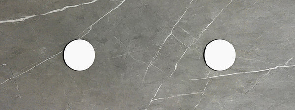 Rock Plate Stone 1500x460x15mm AMANI  Above Counter                  Waste Outlet 130mm