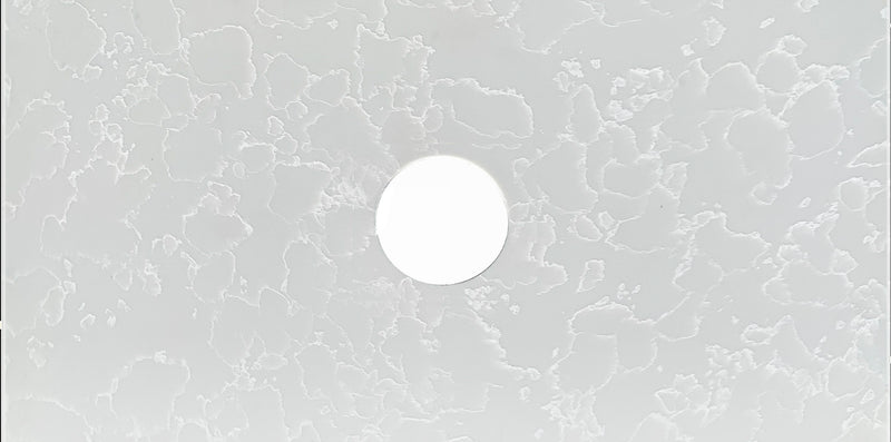 ST94A-130 Quartz Engineer Stone 900x460x20mm Argento Silver Ultra Deluxe Above Counter Waste Outlet 220mm