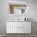 Noosa (Apollo) 1200x460x550 wall hung Matte White Plywood Cabinet