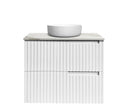 Noosa (Apollo) 750x460x550 wall hung Matte White Plywood Cabinet