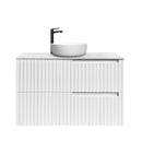 Noosa (Apollo) 900x460x550 wall hung Matte White Plywood Cabinet