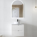 Noosa (Apollo) 600x460x550 wall hung Matte White Plywood Cabinet