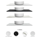 Noosa (Apollo) 750x460x550 wall hung Matte White Plywood Cabinet