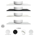 Noosa (Apollo) 900x460x550 wall hung Matte White Plywood Cabinet