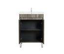 Maxio 45 Degree 600 Free Standing Vanity Amazon Grey 600x370x850