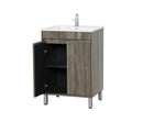 Maxio 45 Degree 600 Free Standing Vanity Amazon Grey 600x370x850