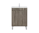 Maxio 45 Degree 600 Free Standing Vanity Amazon Grey 600x370x850