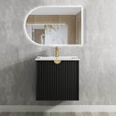 Marlo (Dionysus) 600x460x550 wall hung Matte Black Plywood Cabinet