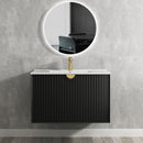 Marlo (Dionysus) 900x460x550 wall hung Matte Black Plywood Cabinet