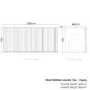 Marlo (Dionysus) 1200mm WH Black Cabinet