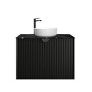 Marlo (Dionysus) 750x460x550 wall hung Matte Black Plywood Cabinet