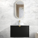 Marlo (Dionysus) 900x460x550 wall hung Matte Black Plywood Cabinet