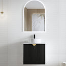 Marlo (Dionysus) 600x460x550 wall hung Matte Black Plywood Cabinet