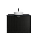 Marlo (Dionysus) 750x460x550 wall hung Matte Black Plywood Cabinet