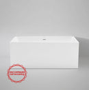 Tivo  Multi Fix Bath Tub 1700 Acrylic with Fiber Glass Drainer with oblong overflow