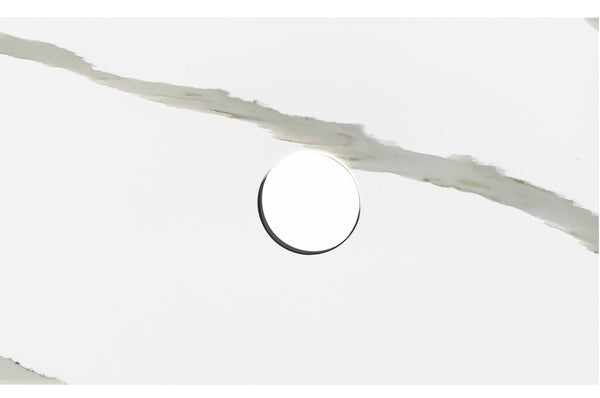 Quartz Stone 600X460X60 Statuario 130 Waste Hole