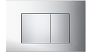 Push Button Chrome Square for G3005AB HDPE mechanical concealed cistern