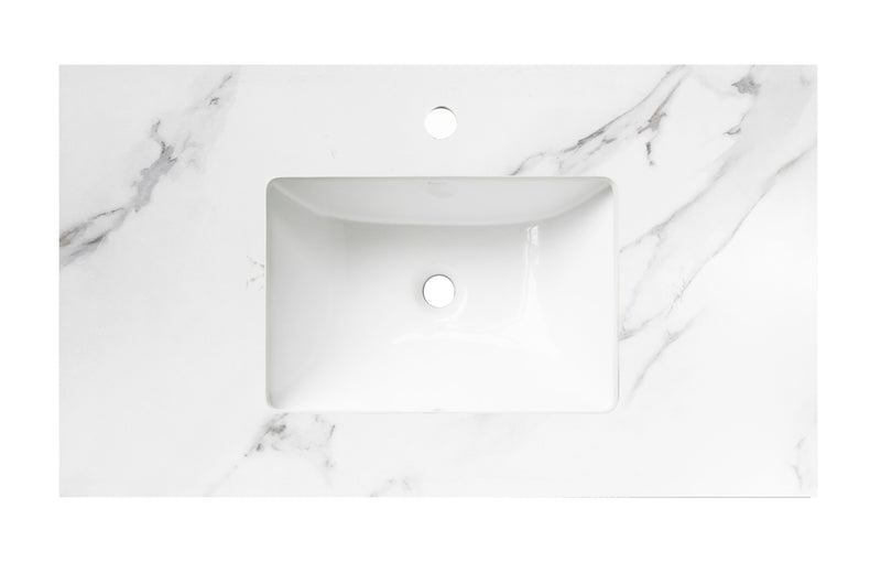 Rock Plate Stone 600x460x15mm Mont Blanc Undermount with undermount basin
