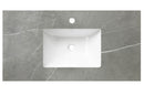 Rock Plate Stone 750x460x15mm Grey Undermount with undermount basin