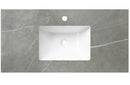 Rock Plate Stone 900x460x15mm Grey Undermount with undermount basin