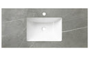 Rock Plate Stone 1200x460x15mm Grey Undermount with undermount basin