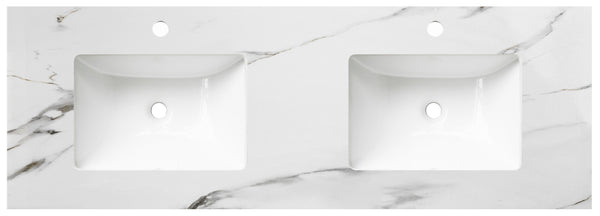 Rock Plate Stone 1500x460x15mm Mont Blanc Undermount with undermount basin