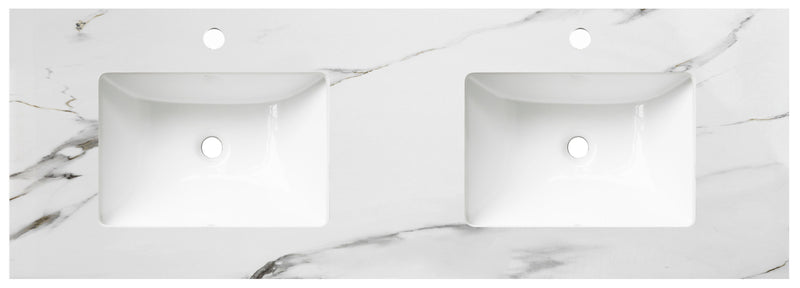 Rock Plate Stone 1500x460x15mm Mont Blanc Undermount with undermount basin