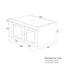 Hampton Mark II 600 Matt White (Charon)