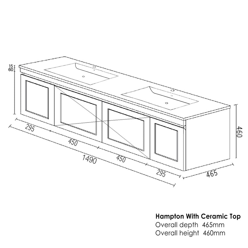 Hampton Mk II 1500 Matt White (Charon)