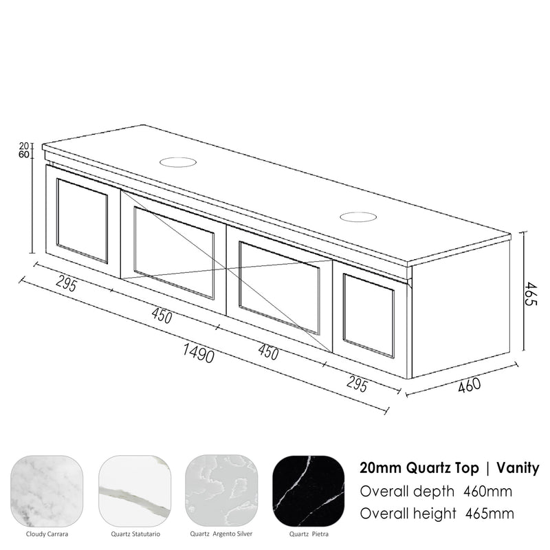 Hampton Mk II 1500 Matt White (Charon)